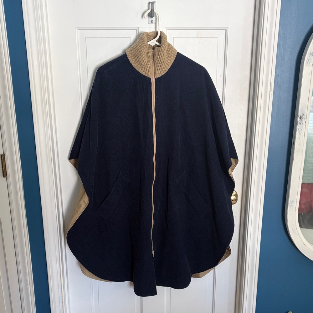 Vintage Reversible Cape Jacket